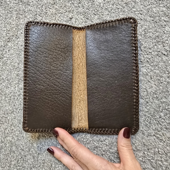 Vintage Tooled Leather MOM Wallet - Picture 5 of 5